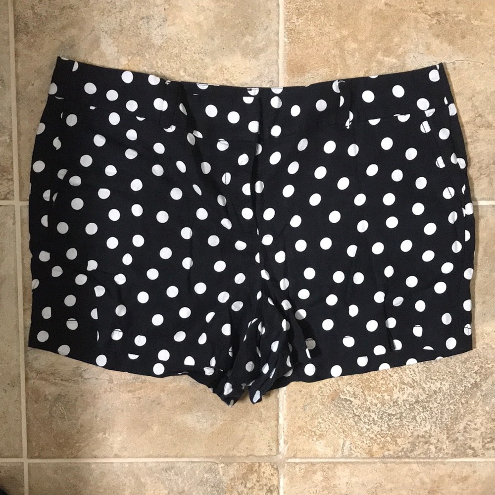 LOFT Polka Dot Shorts Size 12